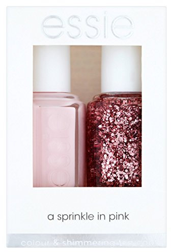 essie Original Nail Polish Gift Set, 2 x 13.5 ml, Sprinkle and Pink