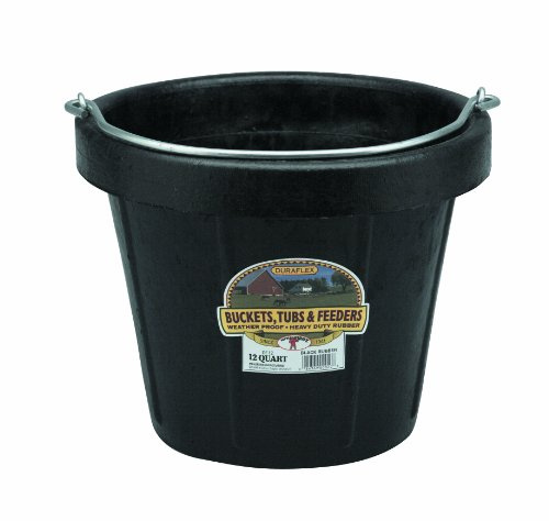 Little Giant® Rubber Pail | All-Purpose Heavy Duty Rubber | Water Bucket | 12 Quarts