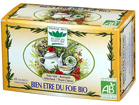 Romon d'Antan - Tisane Bien Etre du Foie Bio - 20 sachets