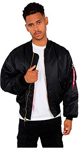 ALPHA INDUSTRIES Homme Ma-1 Manteau, Noir (Black), XL EU