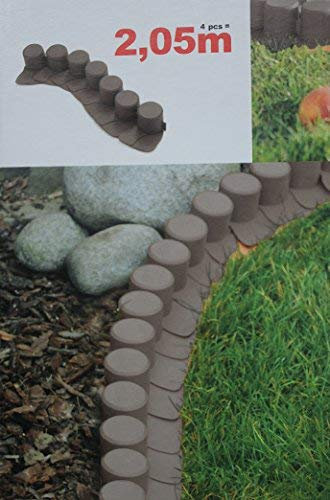 Prosper Plast IPAL7S-S443 202 x 6 cm Garden Palisade - Grey (12-Piece)