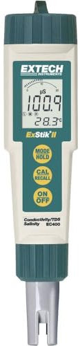 ExStik®EC400 Conductivity/Total Dissolved Solids (TDS) / Salinity / Temperature Meter