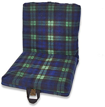 Ability Superstore Two Way Support Cushion with Black Watch Tartan Fleece Cover