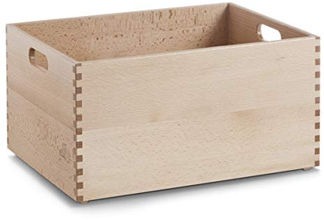 Zeller 13309 Caja Multiusos, Madera, Marrón, 40x30x21 cm