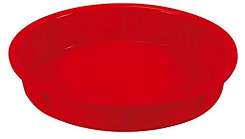 Guardini, Tortiera liscia Ø 24 cm, Silicone alimentare, Rosso, Made in Italy, Linea Juliette