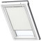 VELUX Original Dachfenster Verdunkelungsrollo für 102, Hellbeige, mit Grauer Führungsschiene