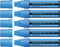 Schneider Maxx 260 Kreidestift (5 + 15 mm Strichstärke, feucht abwischbar, wasserbasiert, geruchsneutral) 5er Pack blau