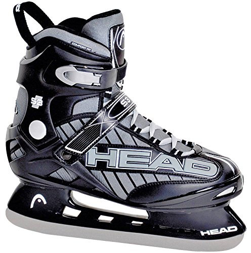 HEAD - Herren Schlittschuhe S3 Sport I hochwertige Schlittschuhe I Befestigungsriemen für besseren Halt I bequeme Schlittschuhe inkl. Fußbett I ideal für Einsteiger I warmes Futter - Schwarz