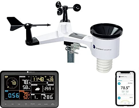 Ambient Weather Stazione meteorologica intelligente WiFi WS-2902