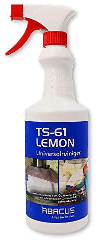ABACUS® Fettlöser Zitrone, Zitronen Intensivreiniger, Werkstattreiniger Zitronenduft, Küchenreiniger Zitrone, Kraftreiniger, Universalreiniger, Nikotinentferner – Fettlöser Zitrone 750 ml (4570)