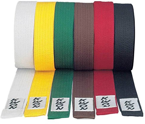 Kwon Wettkampfgürtel 180 gelb