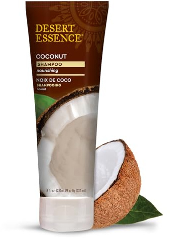 Desert Essence Kokosnuss-Shampoo, Pflegend für trockenes Haar. 237 ml