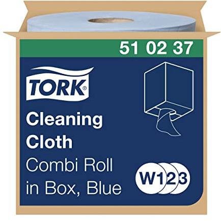 Tork Reinigungstücher Blau W1/2/3, Wiederverwendbar, 1 × 400 Tücher, 510237