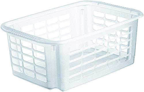 Rotho Reverso Dreh- und Stapelkorb 10l, Kunststoff (PP) BPA-frei, transparent, 10l (38.5 x 26.0 x 15.0 cm)