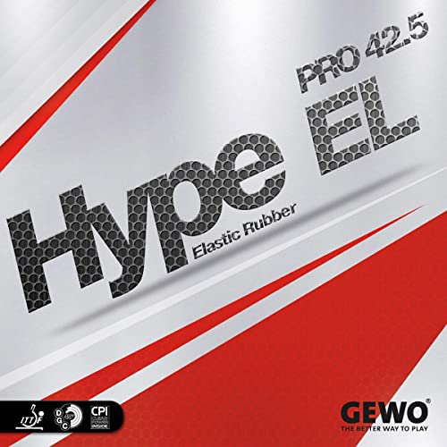 GEWO Belag Hype EL Pro 42.5, schwarz, 1,9 mm