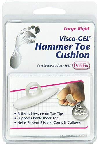PediFix Visco-Gel Hammer Toe Cushion, Large Right 1 ea (Pack of 2)