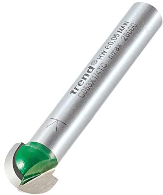 Trend C053X1/4TC 4,8 mm Radius x 9,5 mm Durchmesser, Schwarz