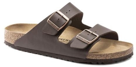 BIRKENSTOCK Arizona, Unisex Pantolette schmale Form, braun(braun), Gr. 44
