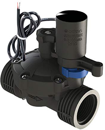 Galcon YLZ 3/4 Inch Sprinkler Valve with S1602 DC Latching Solenoid for Battery Operated Controllers with Reinforced NBR 2-Way Female Inline Hose Sprinkler Valve for Gardens, Lawns, Greenhouses.