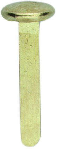 ALCO Pattern Bag Clip 3 Round Head Diameter 7 mm Leg Length 17 mm Brass Plated (Pack of 100)