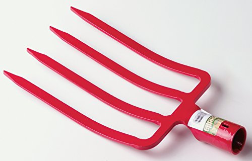 AUSONIA - 80649 Horca forjada Horquilla horca de cavar Horca para estiércol horqueta Cm 25,5