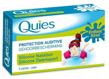 QUIES - Gehörschutz Silikon speziell für Kinder – Box mit 3 Paar