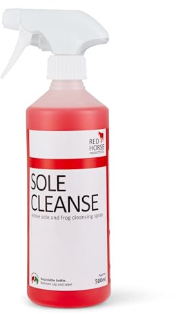 Sole Cleanse - Horse Hoof Thrush Spray (500ml) | Hoof Cleansing Spray | Hoof Sole & frog Thrush Cleansing Spray | Natural Formulation | Non-caustic | Hoof Cleaner