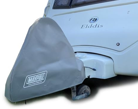 Maypole Deluxe Heavy Duty PVC Caravan Hitch Cover, Grey