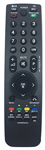 Atfb24 Télécommande de Rechange pour téléviseur LCD de Marque LG AKB69680403