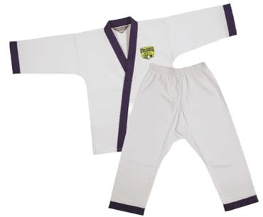 Century Lil Dragon Uniform Karateanzug Kinder 4-8 Jahre Kimono, leichter Basic Anfänger Kampfsportanzug Gi, Judo Anzug, Taekwondo, Jiu-Jitsu, Aikido, Baumwolle Hose Jacke Gürtel Set