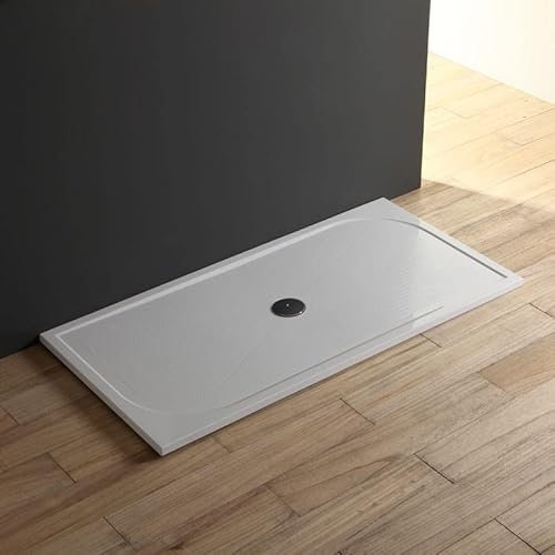 Kiamami Valentina Plato DE Ducha 80X140 DE Suelo EN Resina Fina KLIO