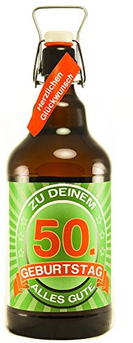 SünGross Riesenbierflasche XXL-Bierflasche zum 50. Geburtstag