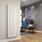 ELEGANT 1600 x 452 mm White Vertical Column Radiator Single Flat Panel Designer Tall Upright Modern Bathroom Central Heating Radiators Radiator