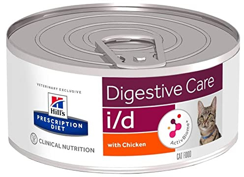 Hill's' S Prescription Diet i/d Feline Food Digestive Health Cat Chicken 24 x 156g