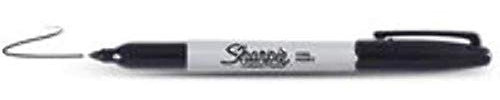 SHARPIE Permanent Bullet Tip Black Marker Fine Permanent Marker Pen New