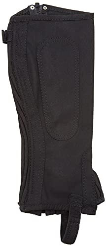 Kerbl Minichaps ClassicStretch (Farbe schwarz, Größe L, waschbar, mit Stretcheinsatz, mit Reisverschluss) 328776