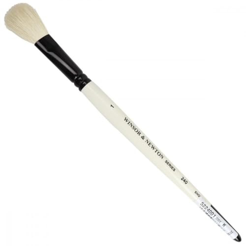 Winsor & Newton 5224001 Sable Serie 240 akvarellpensel nr 1 (rund, tvättbar, pensel)