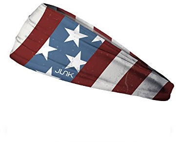 JUNK Brands Big Bang Lite Headband - Moisture-Wicking, Performance Fabric, Non-Slip, Sports Sweatband for Men & Women - One Size - Continental