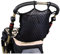 sunnybaby 19275 - Einkaufsnetz, Universalnetz für Kinderwagen & Sportwagen | mit praktischem Sichtschutz/Innenfutter | universeller Ankerverschluss - Farbe: SCHWARZ | Qualität: MADE in GERMANY