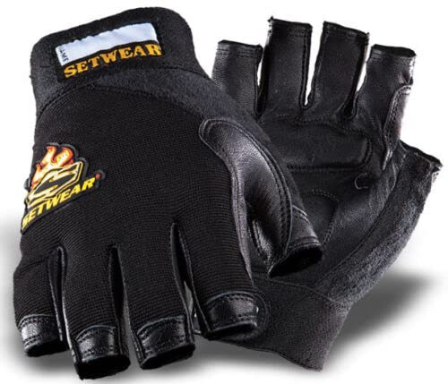 Setwear Synthetic Fingerless Glove - Large