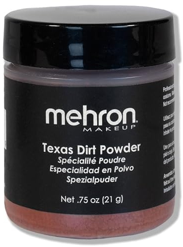 Mehron Texas Dirt Special Effects Makeup Powder (0.75 oz), Medium