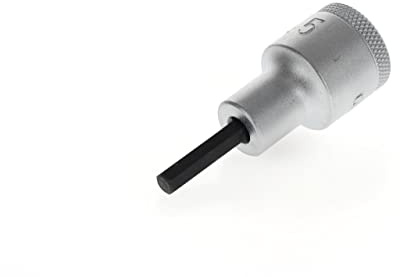 GEDORE Schraubendrehereinsatz Bit Innensechskant, SW 5 mm, 1/2'' 12,5 mm, Schraubenziehereinsatz, Werkzeug, IN 19 5