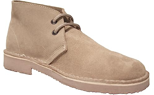 Roamers Herren Desert-Boots/Schnürschuhe/Halbschuhe, Wildleder (38 EU) (Steinfarben)