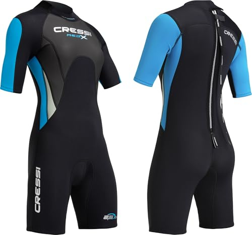 Cressi Med X Lady Wetsuit Black/Light Blue/Grey 2.5mm XS/1