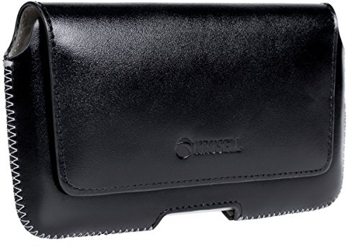 Krusell® Gürteltasche Hector 5XL für iPhone 6 Plus 7 Plus 8 Plus Galaxy S8 Plus Galaxy S9 Quertasche, schwarz