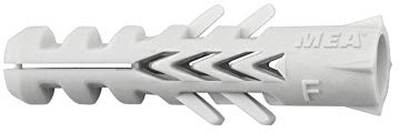 Apolo Mea 94Nf - Taco de Nylon Standard Tipo Nf Diámetro 4 Mm, 200 Unidades