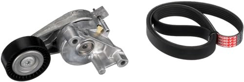 GATES Jeu de courroies trapézoïdales à nervures K026PK1053 Caoutchouc