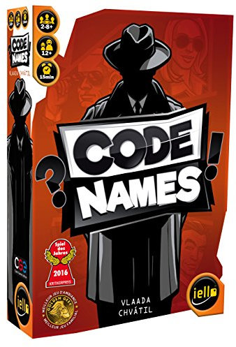 IELLO CODENAMES – Le jeu culte de déduction - Plébiscité par des milliers de joueurs ! Trouvez les bons mots et évitez l’assassin – Jeu de société addictif en équipe pour des soirées inoubliables - VF