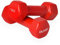 Oliver – Vinyl Kurzhanteln Set 2 x 1,5kg Rot – Hantelset für Männer & Frauen – Hanteln Gusseisen mit griffigem Vinylüberzug – Für Gymnastik, Aerobic, Fitness- & Krafttraining im Studio oder zu Hause