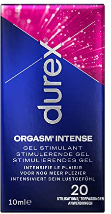 Durex Intense, Lubrificante Sessuale Intimo, Stimolante per Lei, 10ml